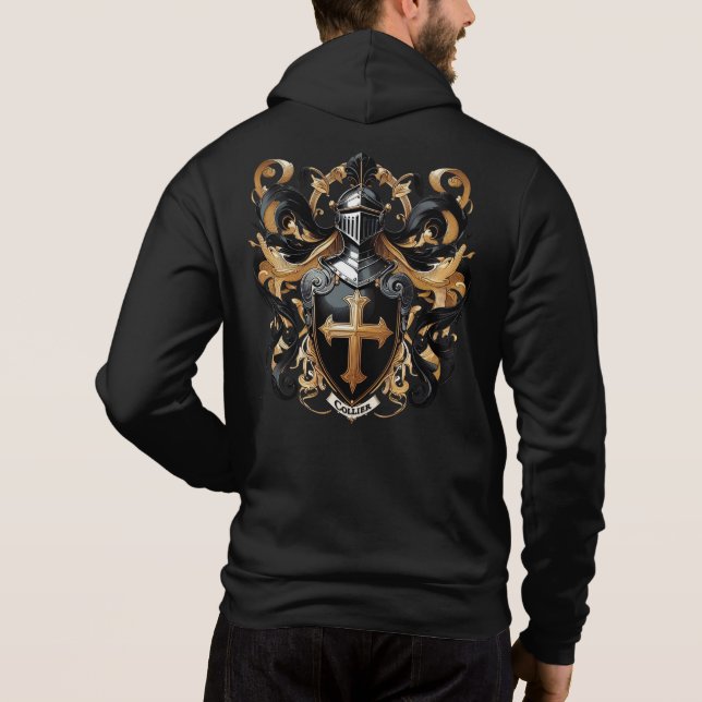 Sudadera Abrigo de armas collier Hoodie para hombres (Reverso)