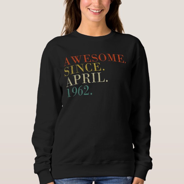 Sudadera Abril de 1962 a los 60 años 1 (Anverso)