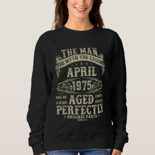 Sudadera Abril de 1975 50 Regalos de cumpleaños para hombre