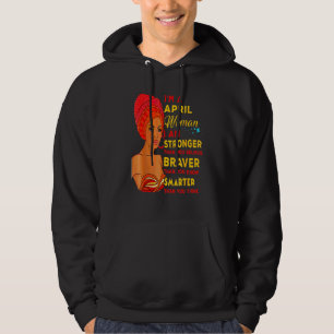 Sudadera Abril Orgullosa Reina Negra Dama Curly Afro Am