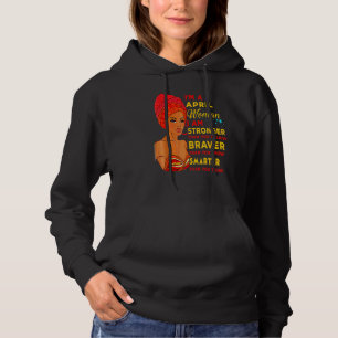 Sudadera Abril Orgullosa Reina Negra Dama Curly Afro Am
