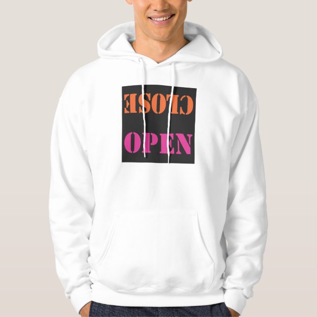 SUDADERA ABRIR CERCA DE NEGRO (Anverso)