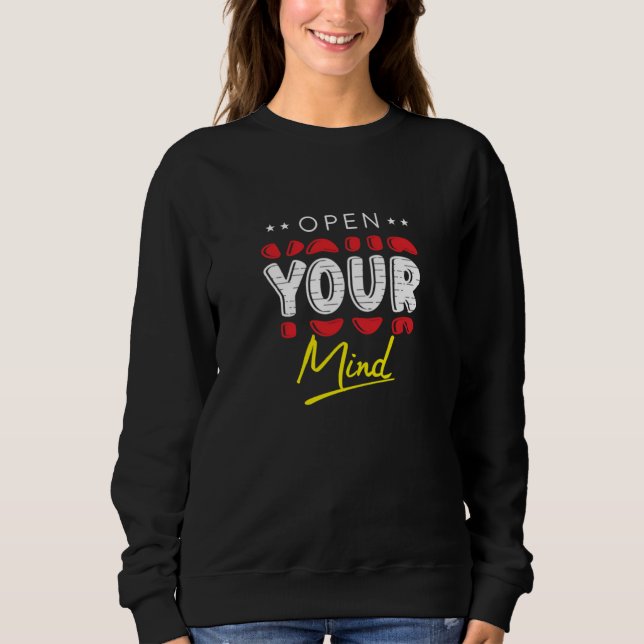 Sudadera Abrir tu mente (Anverso)