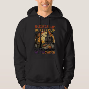 Sudadera Abróchense Buttercup Bruja Interruptor Halloween E