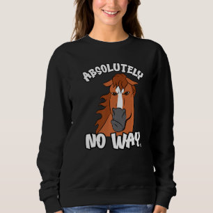 Sudadera Absolutamente ninguna manera gruñón de paseo a cab