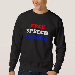 Sudadera Absolutista de la Libertad de Expresión