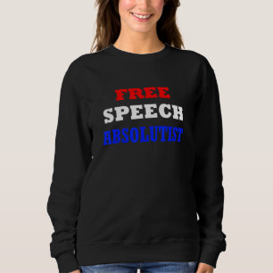 Sudadera Absolutista de la Libertad de Expresión