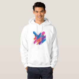 Sudadera Abstract Brush Stroke Hoodie – Vibrant Artistic Sw