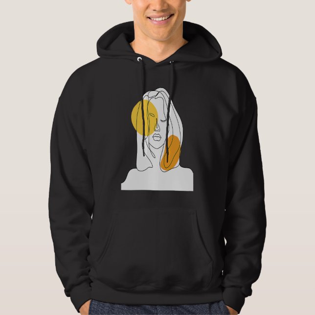 Sudadera Abstract minimalist beauty from inside girl (Anverso)