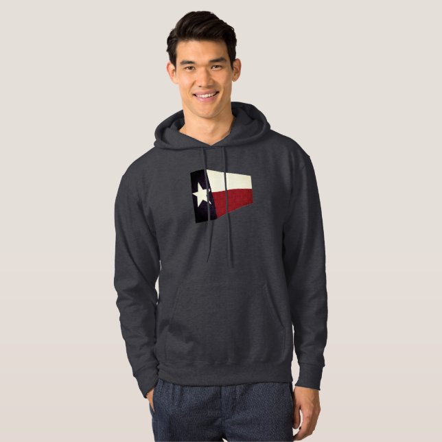Sudadera abstract texas flag mens hoodie (Anverso completo)