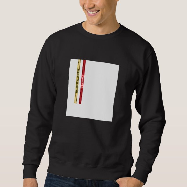 Sudadera Abstract White Square Straps Illustration Graphic  (Anverso)