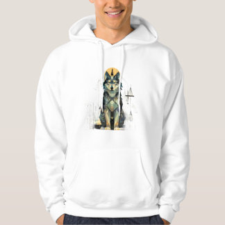 Sudadera Abstract Wolf Forest 