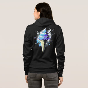 Sudadera Abstracto de angustia Grifo de helado de frente+es