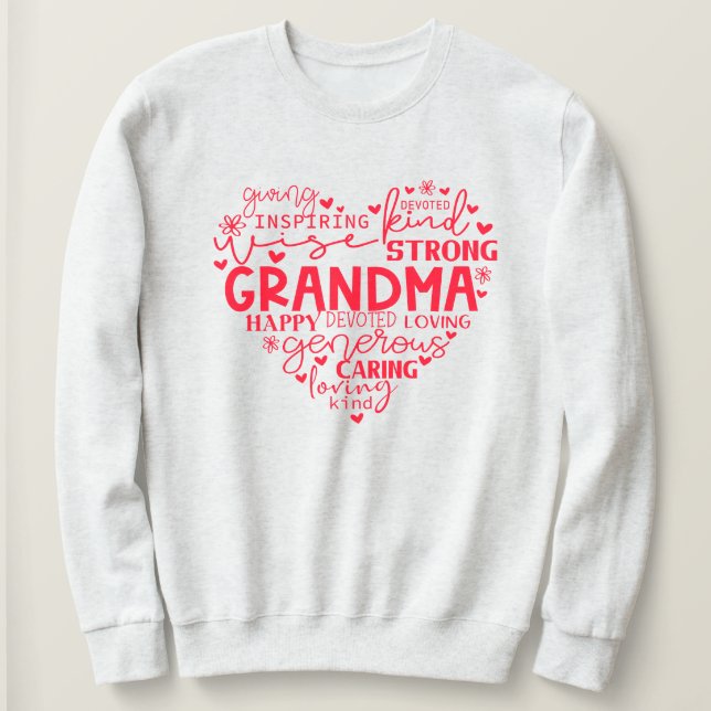 Sudadera Abuela (Anverso del diseño)