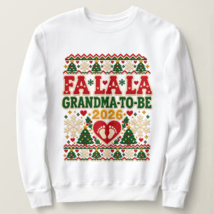 Sudadera Abuela a ser 2026 fea Navidad Fa La La