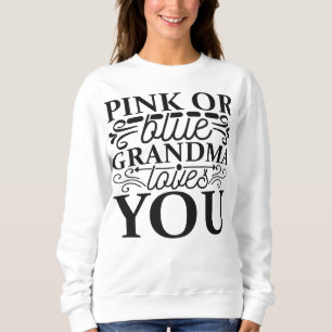 Sudadera Abuela ama el embarazo rosa o azul