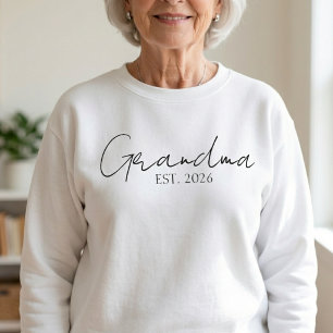Sudadera Abuela Atemporal Desde el Año Letra Clásica 