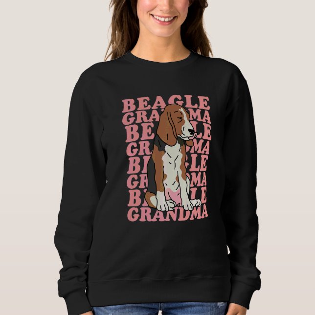 Sudadera Abuela Beagle Dueña Perro Beagle (Anverso)