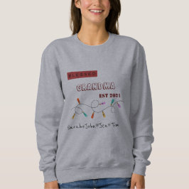 Sudadera Abuela Bendecida Personalizada