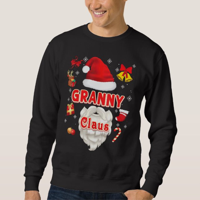 Sudadera Abuela Claus Navidades Santa Merry Xmas Sueño (Anverso)