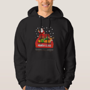 Sudadera Abuela Claus Red Truck Santa Reindeer Elf Christm