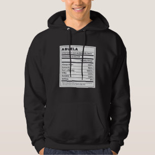 Sudadera Abuela Datos Nutricionales Abuela Española