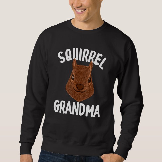 Sudadera Abuela de ardilla para mujeres Guay Squirrel (Anverso)