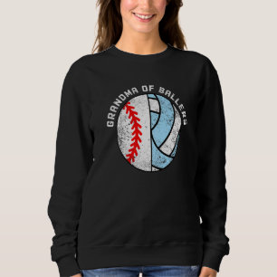Sudadera Abuela De Ballers Abuela De Voleibol De Béisbol