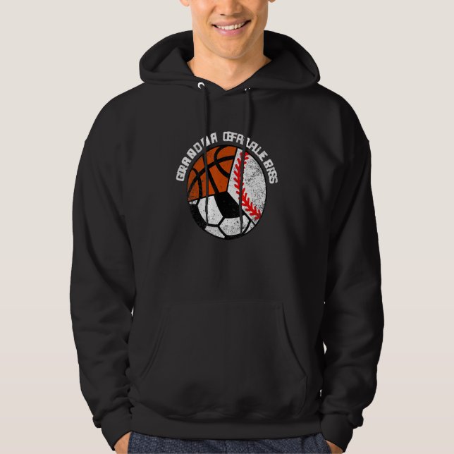 Sudadera Abuela De Baloncestistas Baloncesto Gr (Anverso)