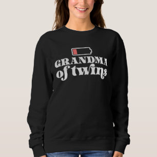 Sudadera Abuela De Gemelos Batería Gemela Abuela Gemela Abu
