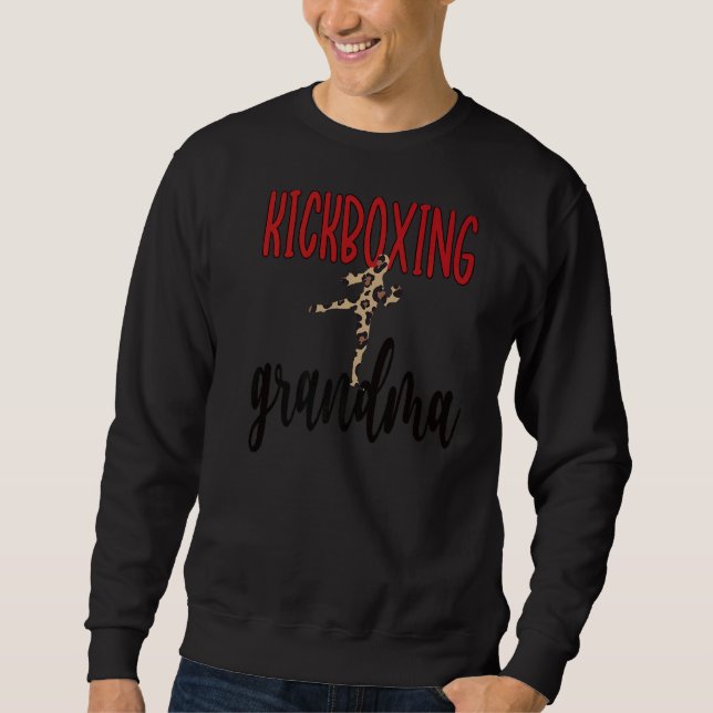 Sudadera Abuela De Kickboxing De Una Abuela De Kickboxer (Anverso)