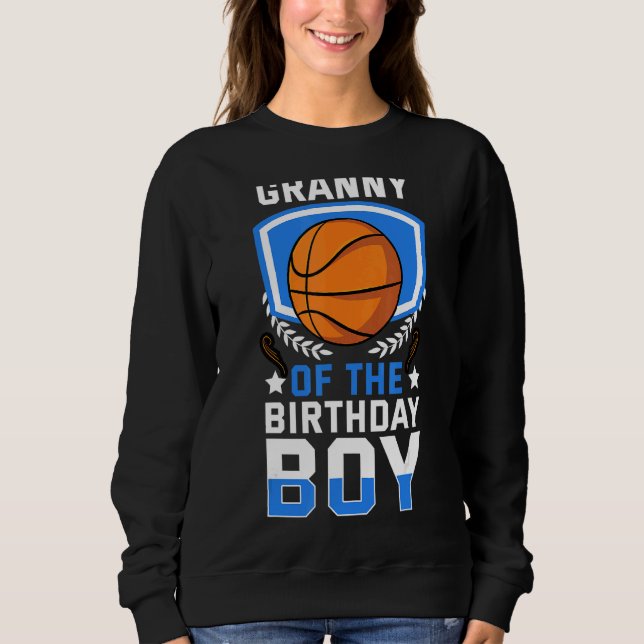 Sudadera Abuela De La Celeb De La Familia De Baloncesto Bir (Anverso)