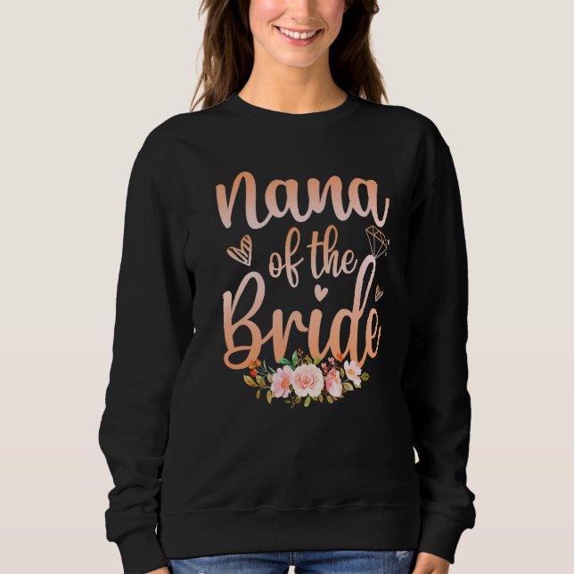 Sudadera Abuela de la Novia Regalo para Fiesta de Despedida (Anverso)