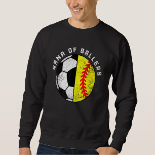 Sudadera Abuela de los jugadores de fútbol y sóftbol Nana