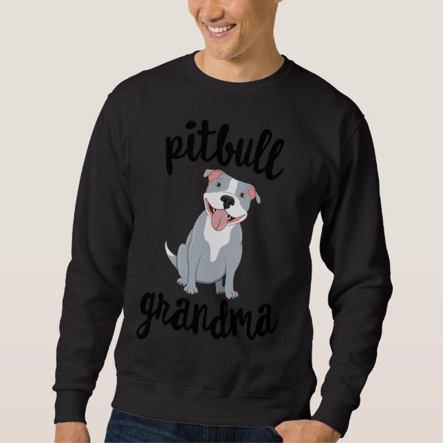 Sudadera Abuela de Pitbull Pawma Perro Abuelos Grand Maw (Anverso)