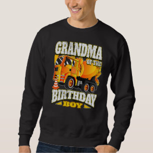 Sudadera Abuela Del Camión Mezclador De Cónyuges De Cumplea