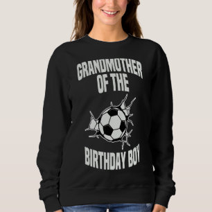 Sudadera Abuela Del Equipo B De La Bola De Fútbol De Nacimi