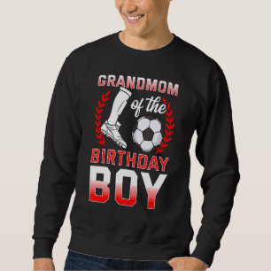 Sudadera Abuela Del Jugador De Fútbol Bday Ce