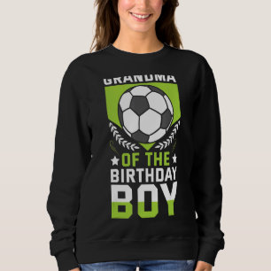 Sudadera Abuela Del Jugador De Fútbol De Cumpleaños