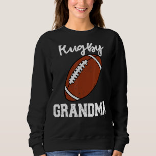 Sudadera Abuela del jugador de rugby de la abuela del rugby