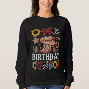 Sudadera Abuela del vaquero de cumpleaños rodeo occidental