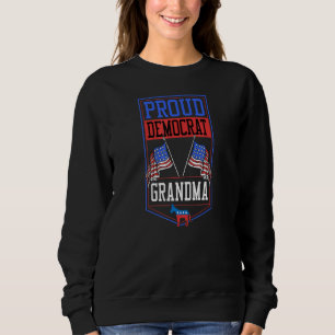 Sudadera Abuela demócrata orgullosa patriota liberal estado