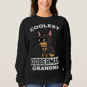 Sudadera Abuela Doberman más Coolest