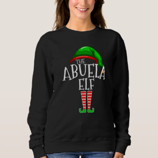 Sudadera Abuela Elf  Family Matching Group Christmas  Squad