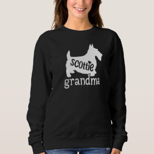 Sudadera Abuela escocesa adorada dueña de perro de terror