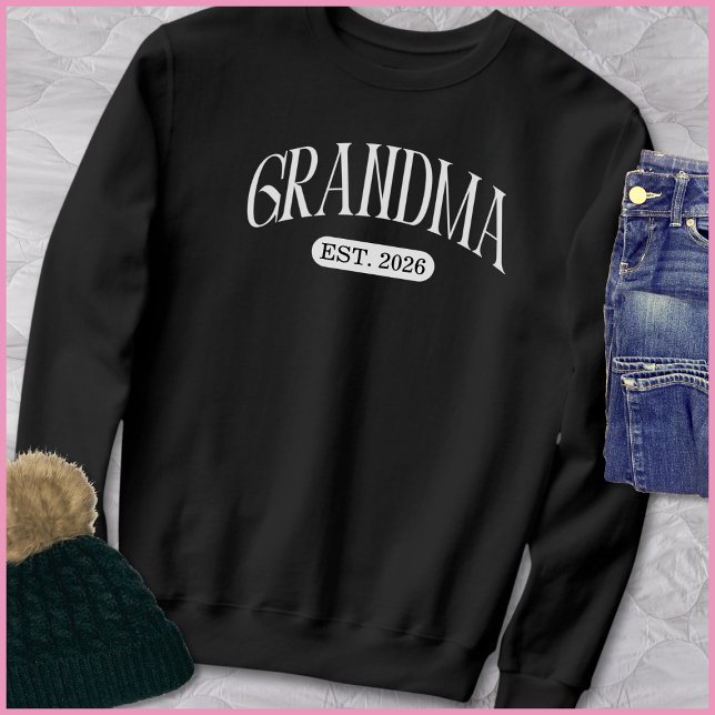 Sudadera Abuela Est. 2026 Abuela Por Llegar (Subido por el creador)