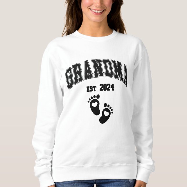 Sudadera Abuela Est personalizada. Camiseta (Anverso)
