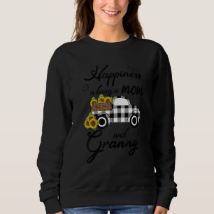 Sudadera Abuela Girasol  La Felicidad Es Ser Mamá Y Abuela