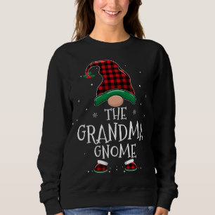 Sudadera Abuela Gnome Xmas Familia Navidades de Plaid