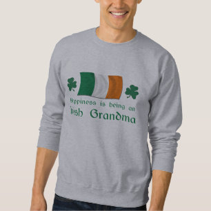 Sudadera Abuela irlandesa feliz